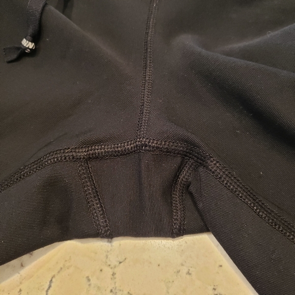 Nike Dri-fit Running Capri Leggings Black/Blue Sz. SM - Picture 12 of 15